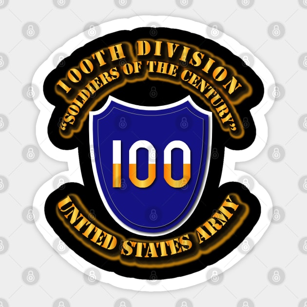 100th Division Sticker by twix123844